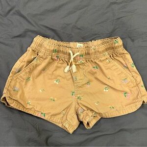 5/15⭐️GAP Tan Floral Kid’s Shorts